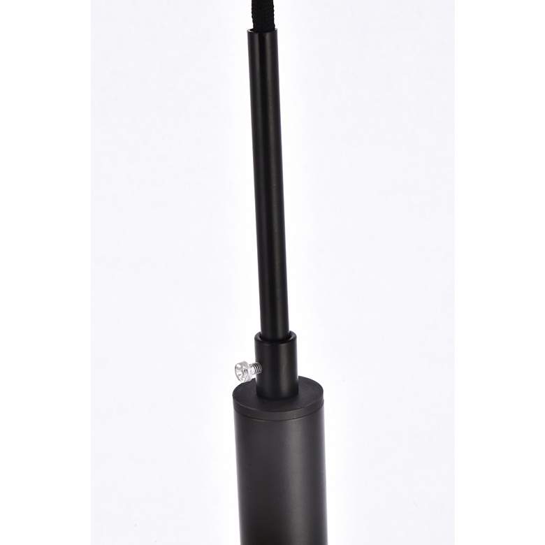 Image 6 Wells 18" Pendant In Black With Clear Shade more views