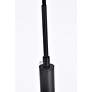 6_Wells 18" Pendant In Black With Clear Shade more views