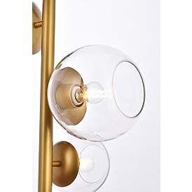 Image5 of Wells 18" Pendant In Brass With Clear Shade more views