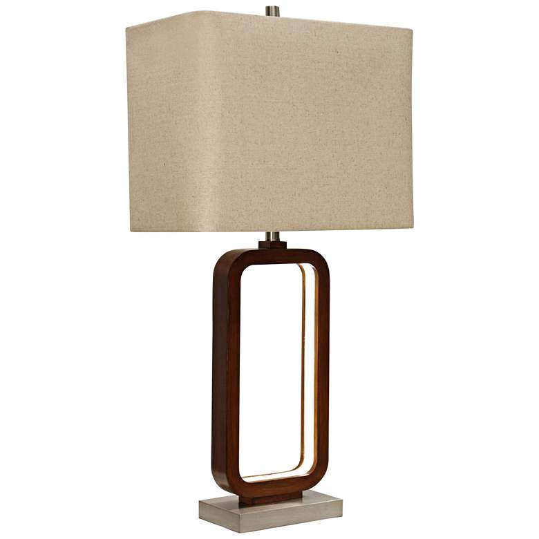 Image 1 Wellwood Brown Inner LED Table Lamp
