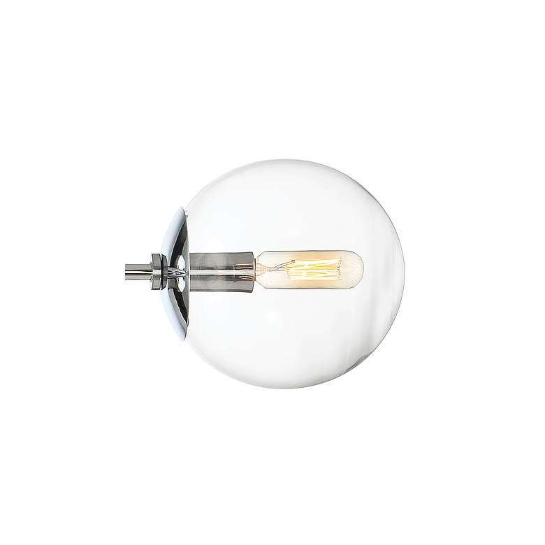Image 2 Welton 32" Wide Chrome 4-Light Vanity Bath Light more views