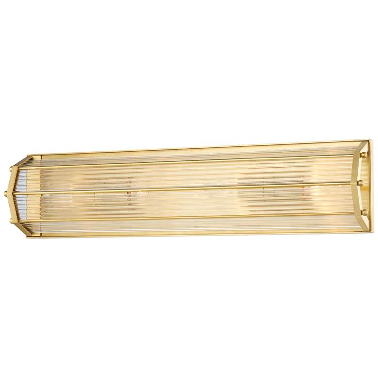 Image 1 Wembley 4 Light Wall Sconce Aged Brass