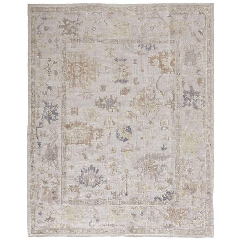 Image 1 Wendover Transitional Floral & Botanical Hand Knotted Tan Area Rug 6864F