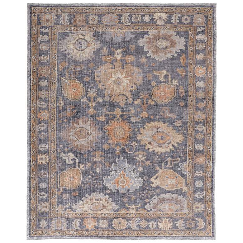 Image 1 Wendover Transitional Oriental Hand Knotted Gray Area Rug 6842F
