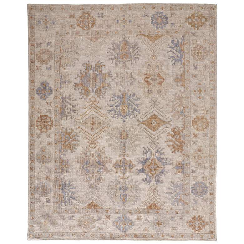 Image 1 Wendover WND6841 5&#39;x8&#39; Tan and Ivory Oushak Outdoor Area Rug