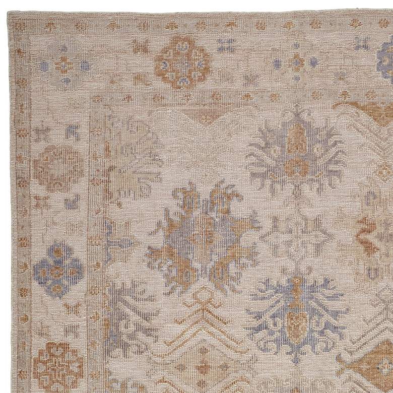 Image 2 Wendover WND6841 5&#39;x8&#39; Tan and Ivory Oushak Outdoor Area Rug more views