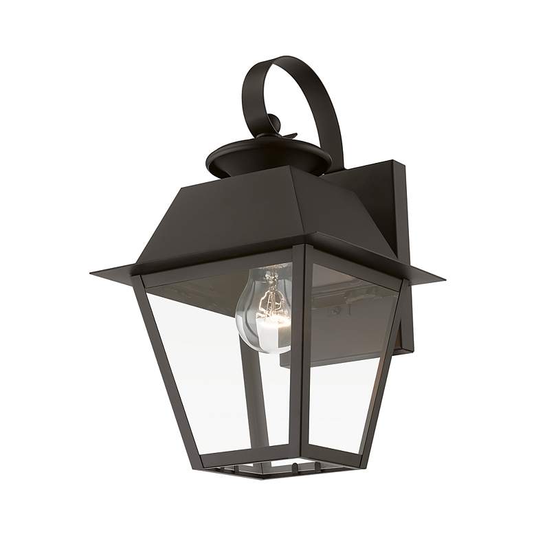 Image 3 Wentworth 1 Light Bronze Outdoor Small Wall Lantern more views