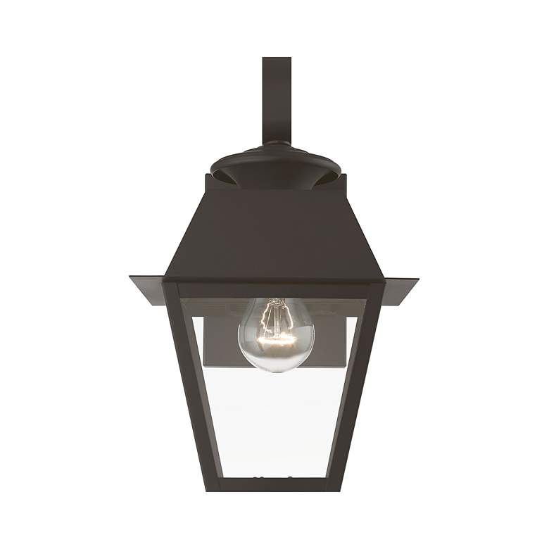 Image 6 Wentworth 1 Light Bronze Outdoor Small Wall Lantern more views