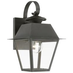 Wentworth 1 Light Charcoal Outdoor Small Wall Lantern