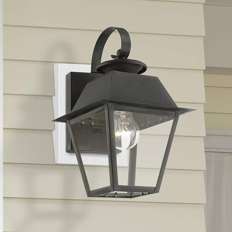 Image 1 Wentworth 1 Light Charcoal Outdoor Small Wall Lantern
