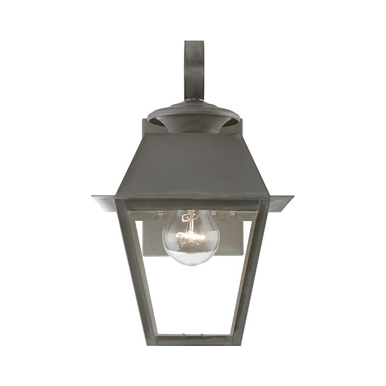 Image 6 Wentworth 1 Light Charcoal Outdoor Small Wall Lantern more views