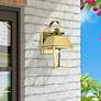 1_Wentworth 1 Light Natural Brass Outdoor Small Wall Lantern