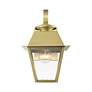 6_Wentworth 1 Light Natural Brass Outdoor Small Wall Lantern more views