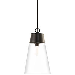 Wentworth 11 1/2" Wide Matte Black Mini Pendant