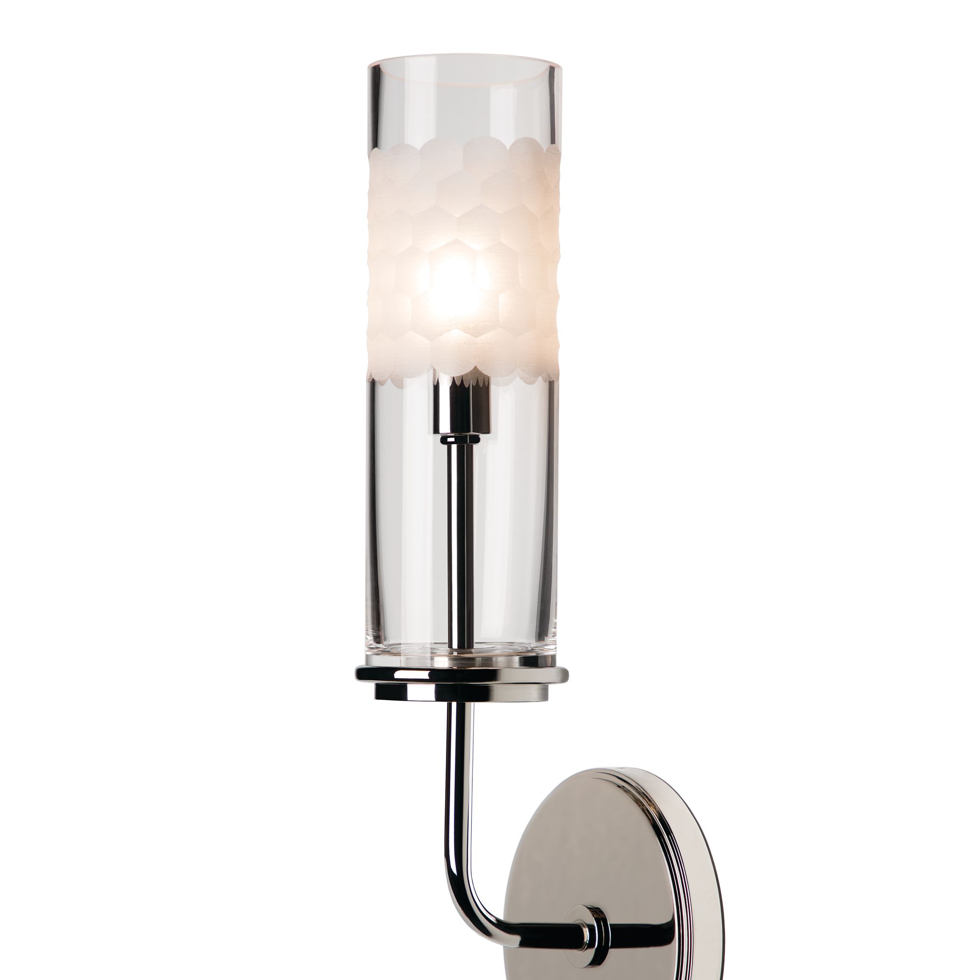 Image 3 Wentworth 14 1/4" High Polished Nickel ADA Wall Sconce more views