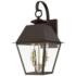 Wentworth 16 1/2" High Bronze Outdoor Lantern Wall Light