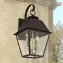 Wentworth 16 1/2" High Bronze Outdoor Lantern Wall Light