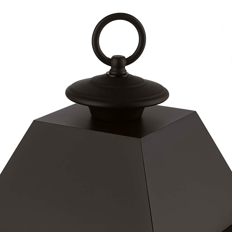 Image 4 Wentworth 17 1/2 inch High Bronze Outdoor Post Top Lantern more views