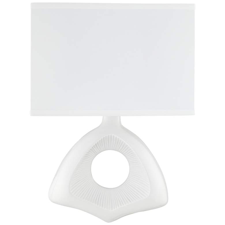 Image 1 Wentworth 18" High White Wall Sconce