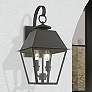 Thumbnail1 of Wentworth 2 Light Charcoal Outdoor Medium Wall Lantern
