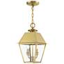 2_Wentworth 2 Light Natural Brass Outdoor Medium Pendant Lantern