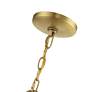 Wentworth 2 Light Natural Brass Outdoor Medium Pendant Lantern