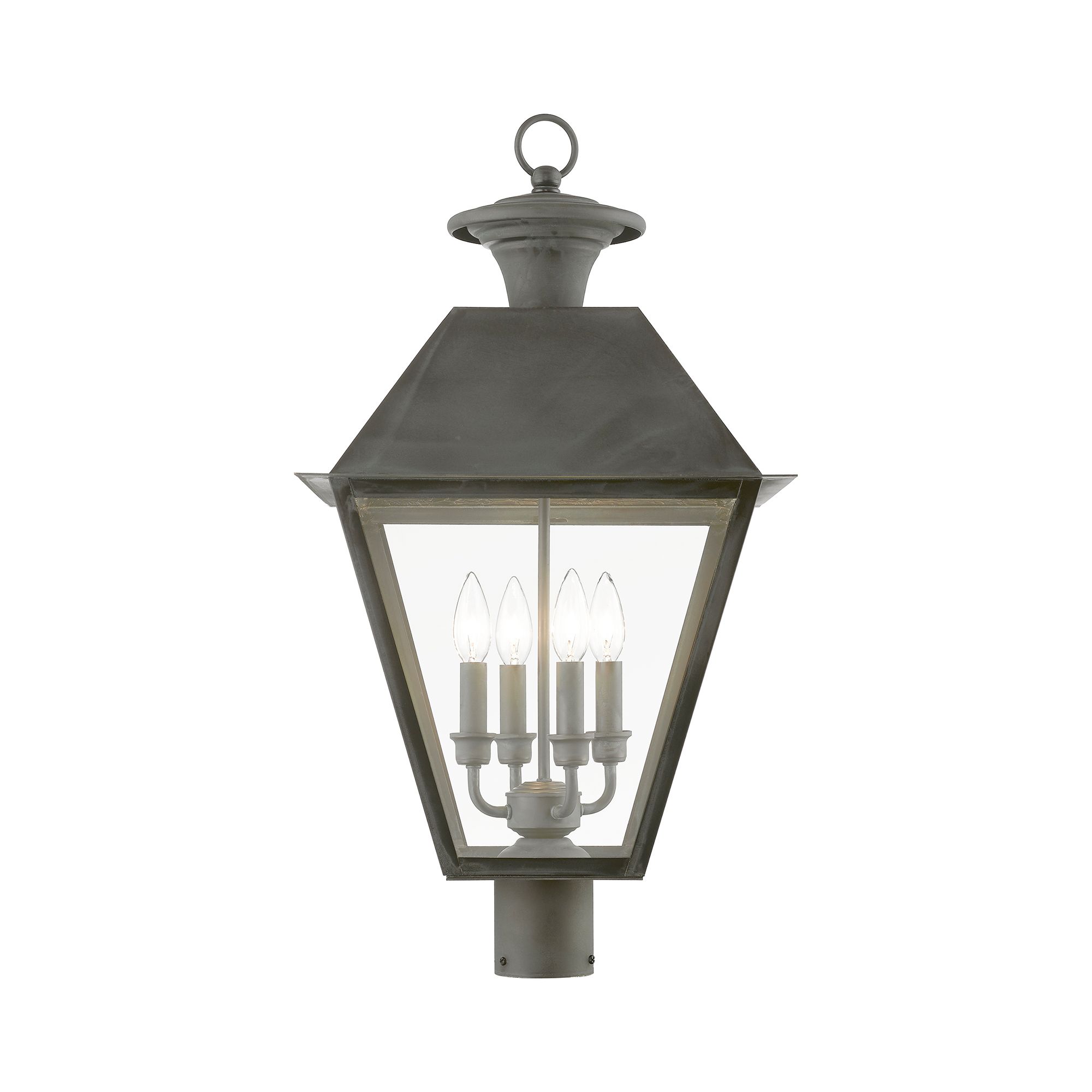 Image 5 Wentworth 27 1/2" High Charcoal 4-Light Outdoor Post Light more views
