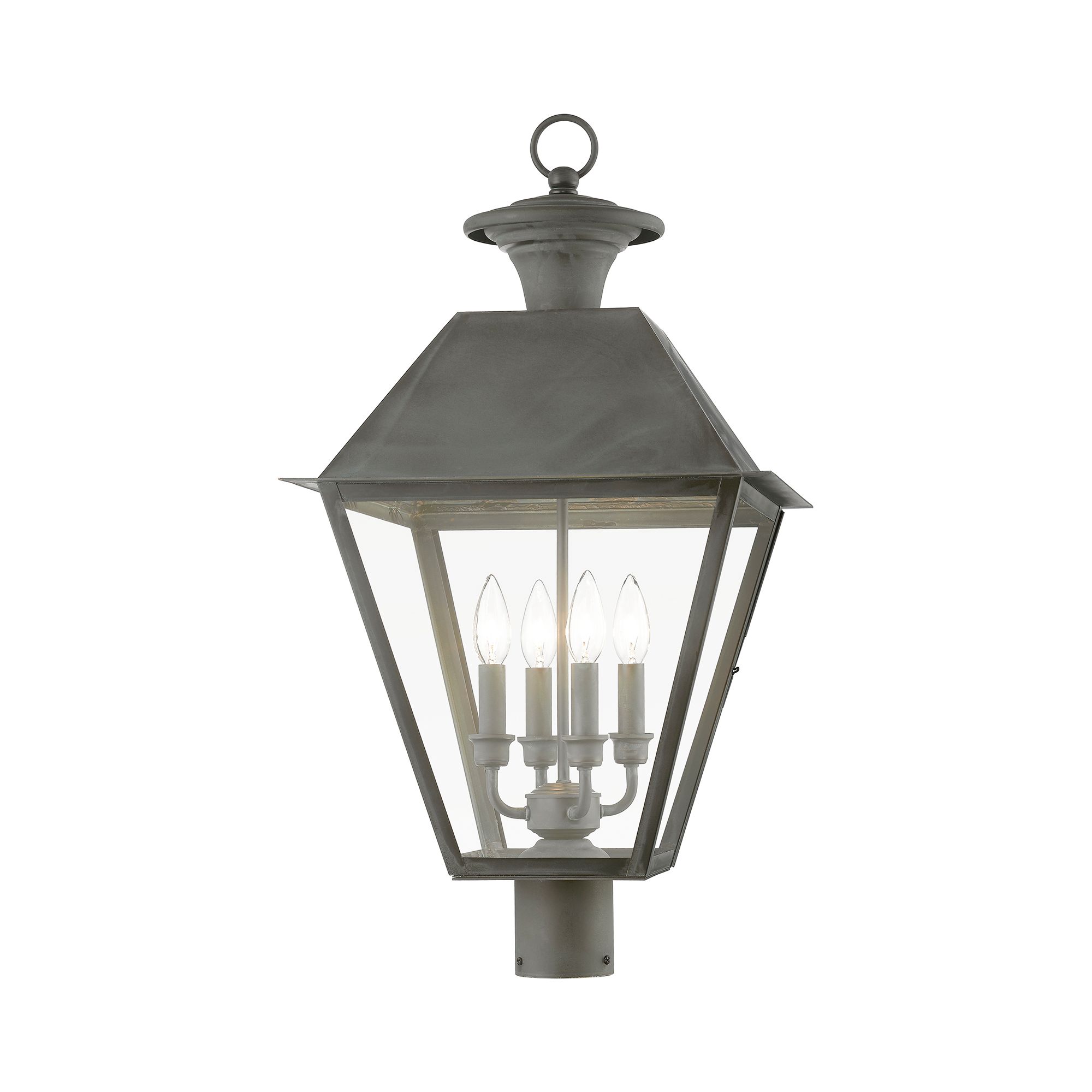 Image 6 Wentworth 27 1/2" High Charcoal 4-Light Outdoor Post Light more views