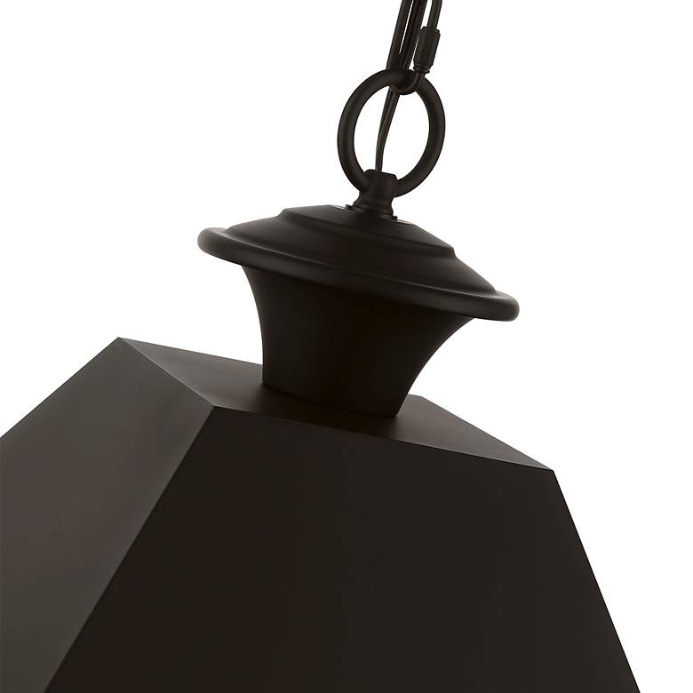 Image 7 Wentworth 3 Light Bronze Outdoor Large Pendant Lantern more views