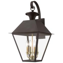 Wentworth 4 Light Bronze Outdoor Extra Large Wall Lantern