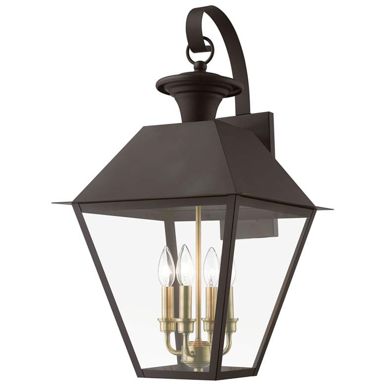 Image 1 Wentworth 4 Light Bronze Outdoor Extra Large Wall Lantern