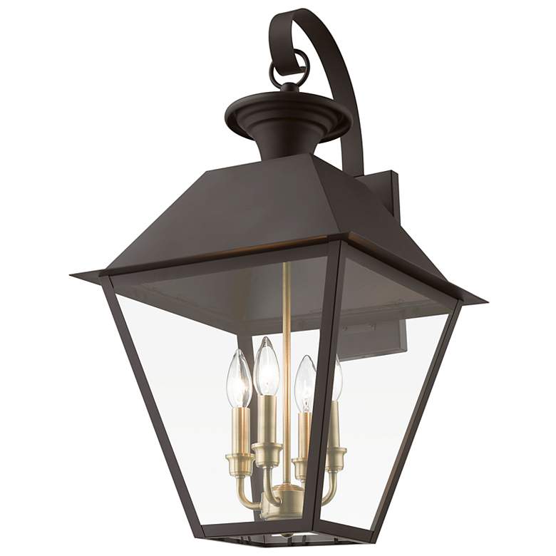 Image 3 Wentworth 4 Light Bronze Outdoor Extra Large Wall Lantern more views