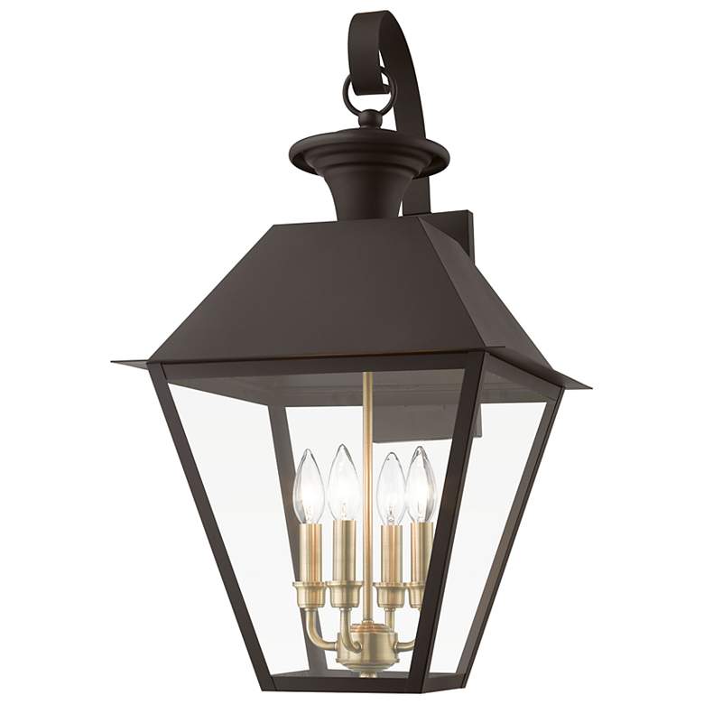 Image 4 Wentworth 4 Light Bronze Outdoor Extra Large Wall Lantern more views