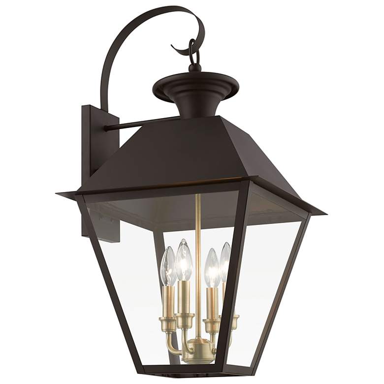 Image 5 Wentworth 4 Light Bronze Outdoor Extra Large Wall Lantern more views