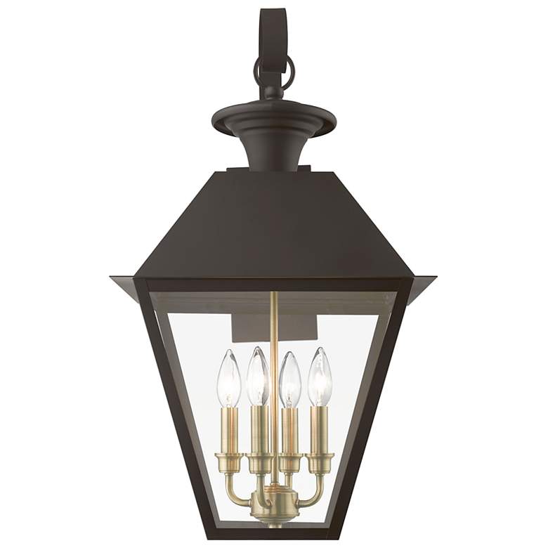 Image 6 Wentworth 4 Light Bronze Outdoor Extra Large Wall Lantern more views