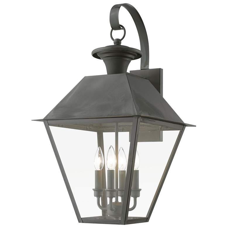 Image 1 Wentworth 4 Light Charcoal Outdoor Extra Large Wall Lantern
