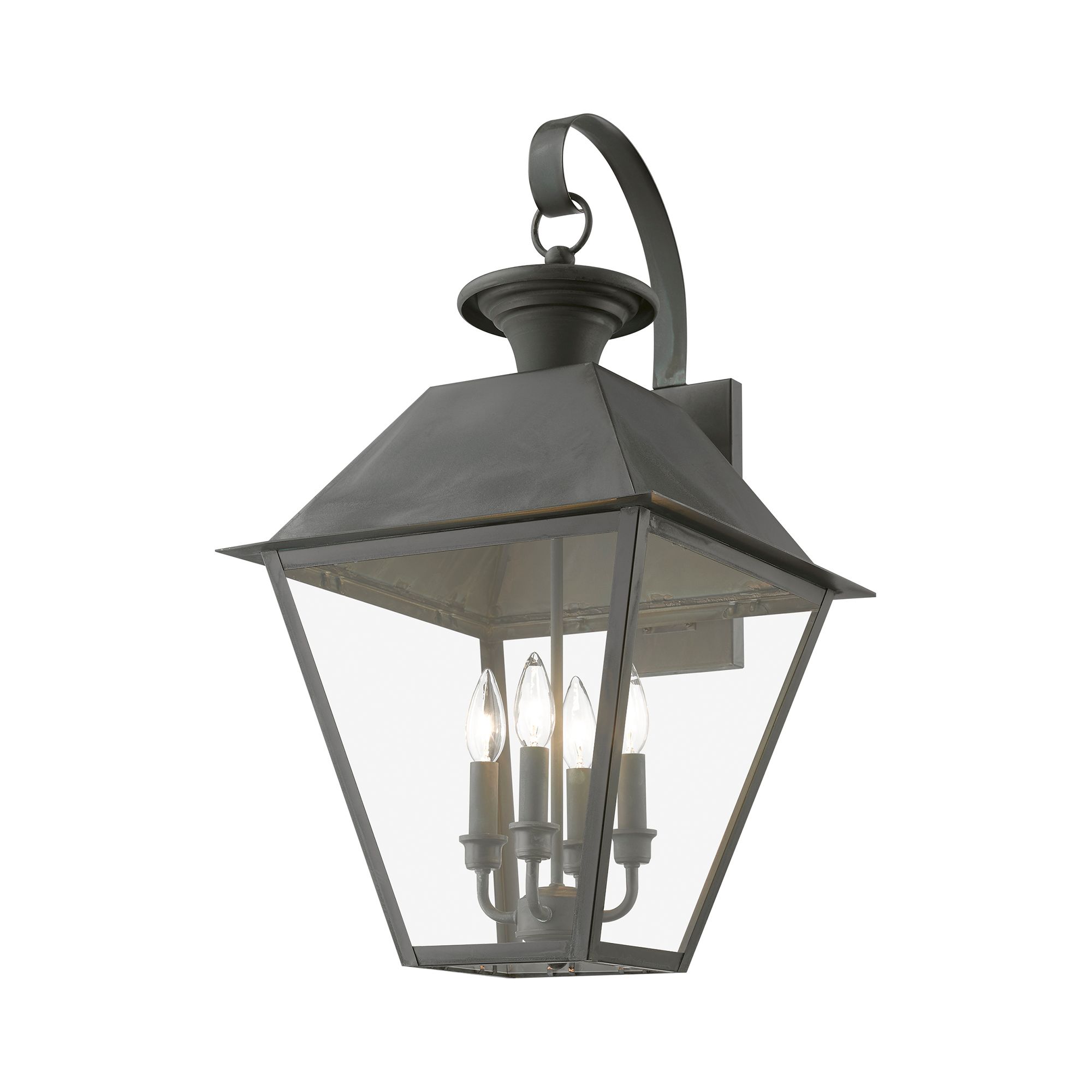 Image 3 Wentworth 4 Light Charcoal Outdoor Extra Large Wall Lantern more views