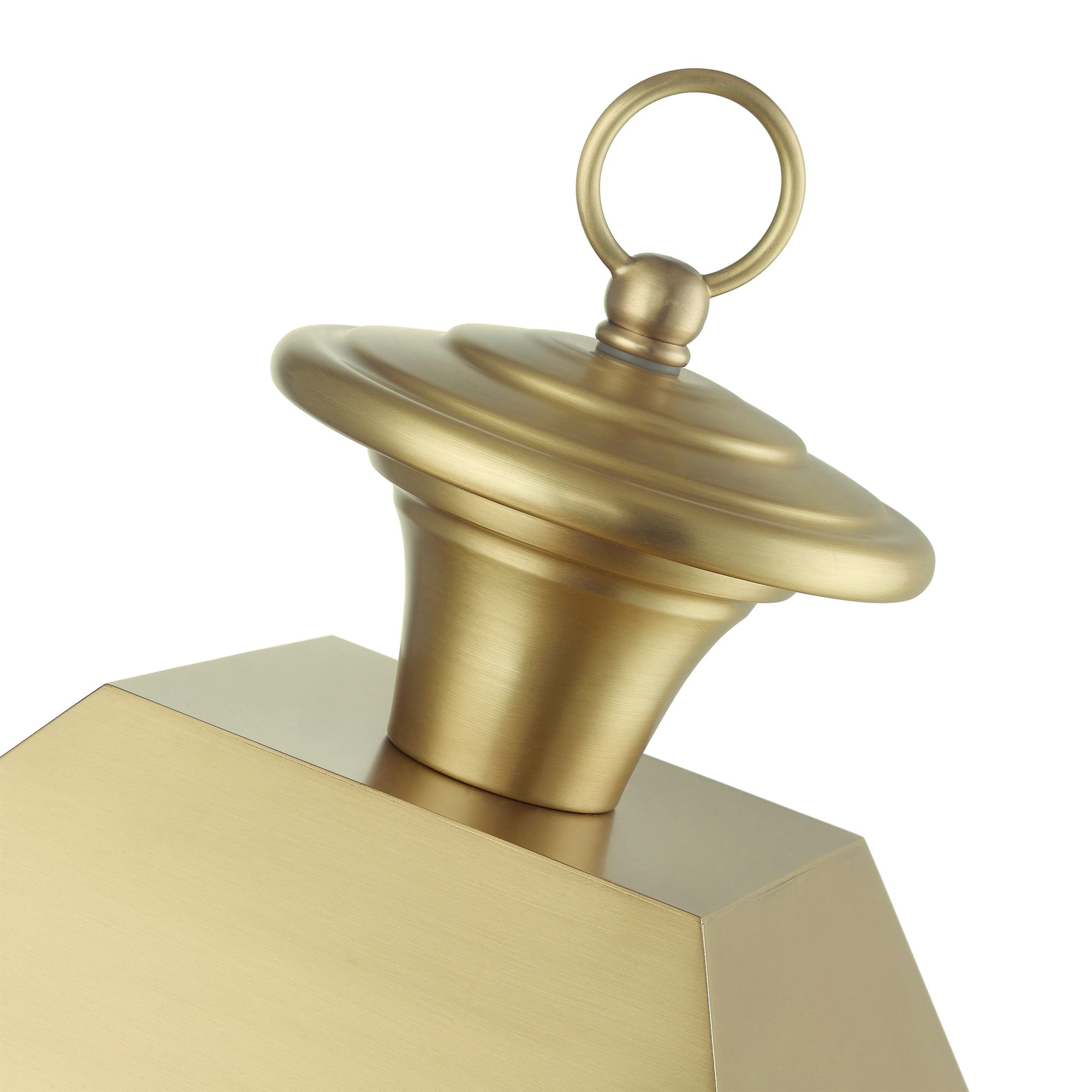 Wentworth 4 Light Natural Brass Outdoor Extra Large Post Top Lantern