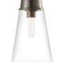3_Wentworth 7 1/2" Wide Plated Bronze Mini Pendant more views