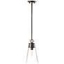 7_Wentworth 7 1/2" Wide Plated Bronze Mini Pendant more views