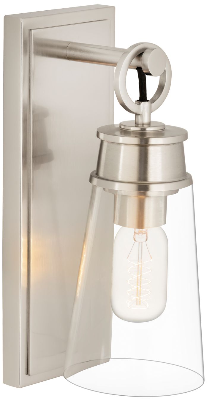 Image 6 Wentworth by Z-Lite Brushed Nickel 4.5 inch 1 Light Wall Sconce more views