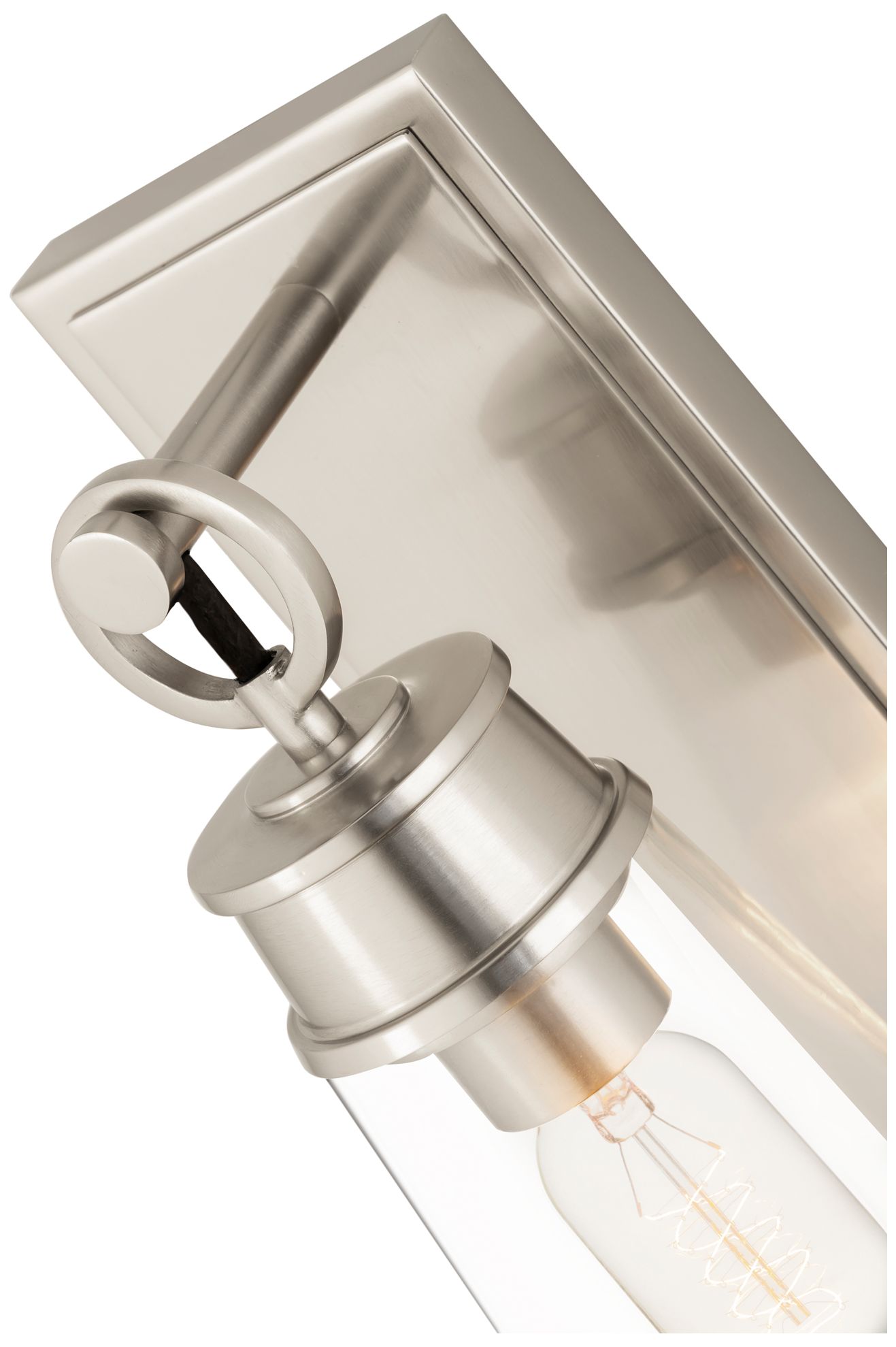 Image 7 Wentworth by Z-Lite Brushed Nickel 4.5 inch 1 Light Wall Sconce more views