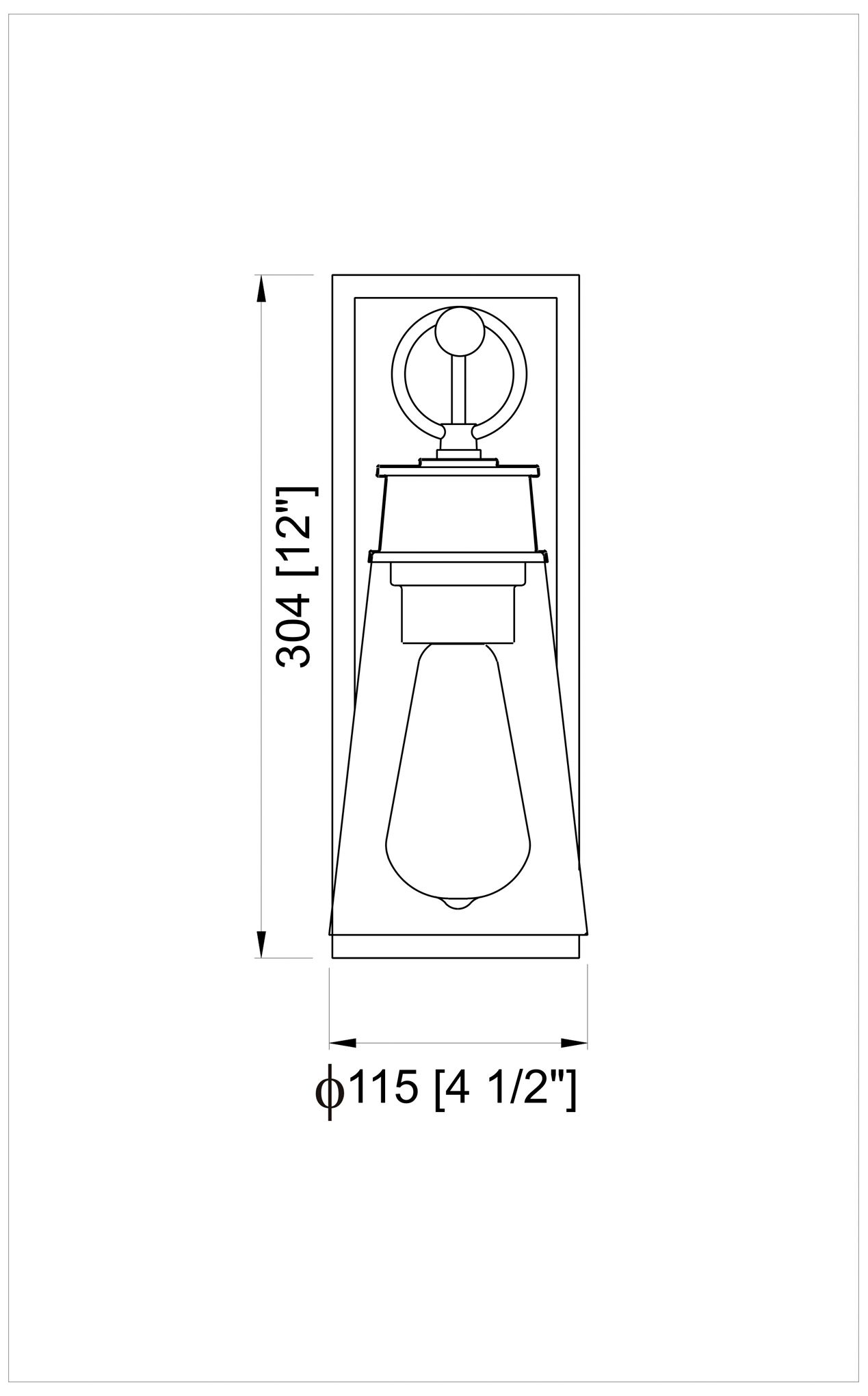 Wentworth by Z-Lite Brushed Nickel 4.5 inch 1 Light Wall Sconce