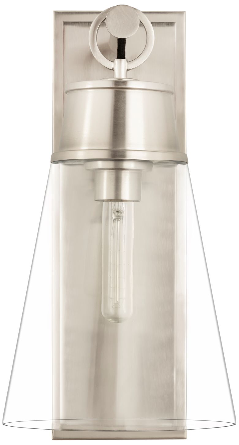 Wentworth by Z-Lite Brushed Nickel 7.5 inch 1 Light Wall Sconce