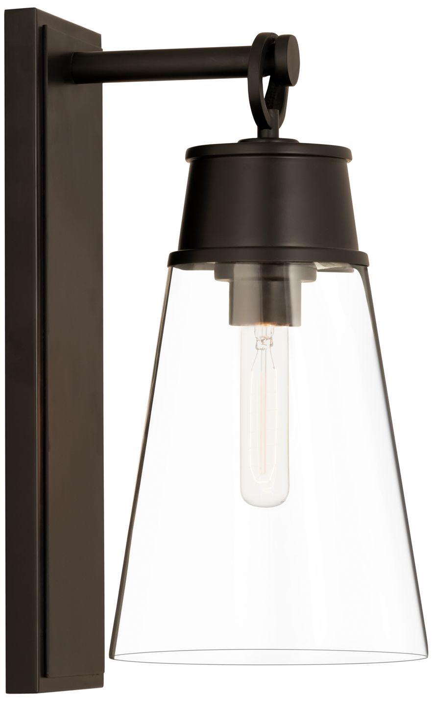 Image 5 Wentworth by Z-Lite Matte Black 7.5 inch 1 Light Wall Sconce more views