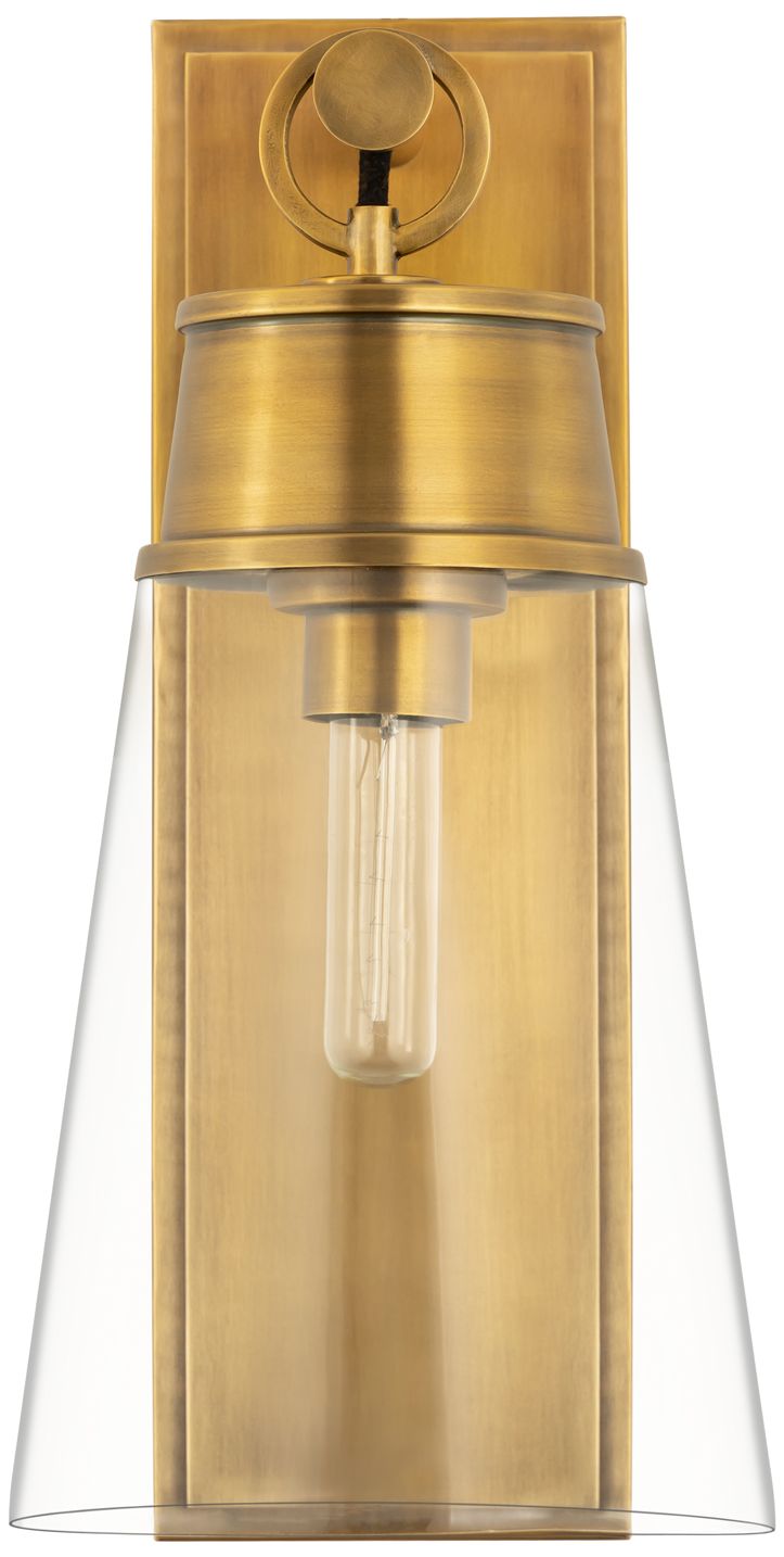 Wentworth by Z-Lite Rubbed Brass 7.5 inch 1 Light Wall Sconce