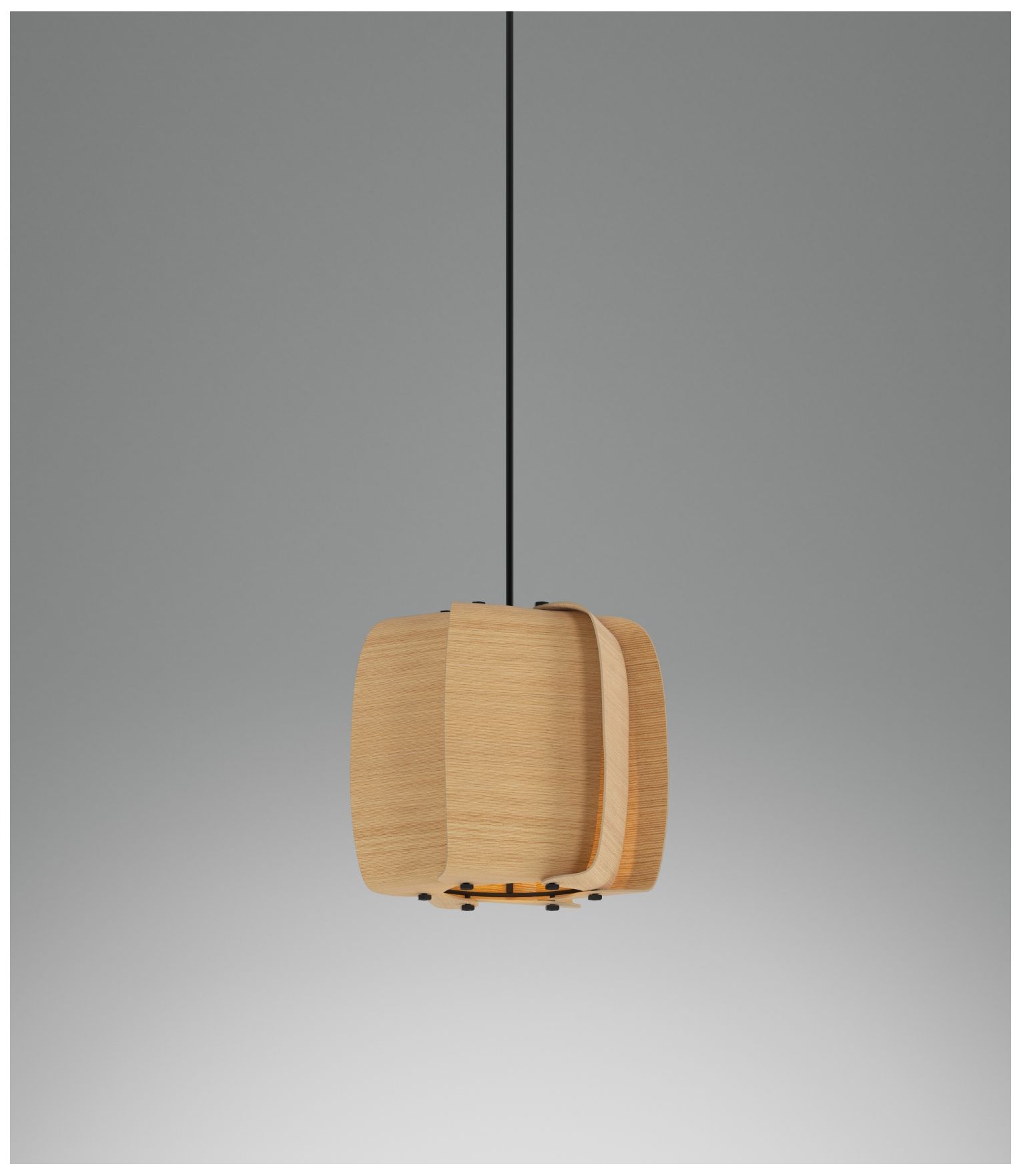 Image 4 WEP Collection Alba 26 10.25"W Pendant Black Finish with Ash Shade more views