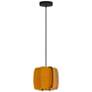 1_WEP Collection Alba 26 10.25"W Pendant Black Finish with Ocher/Ash Shade