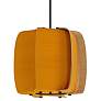 2_WEP Collection Alba 26 10.25"W Pendant Black Finish with Ocher/Ash Shade more views