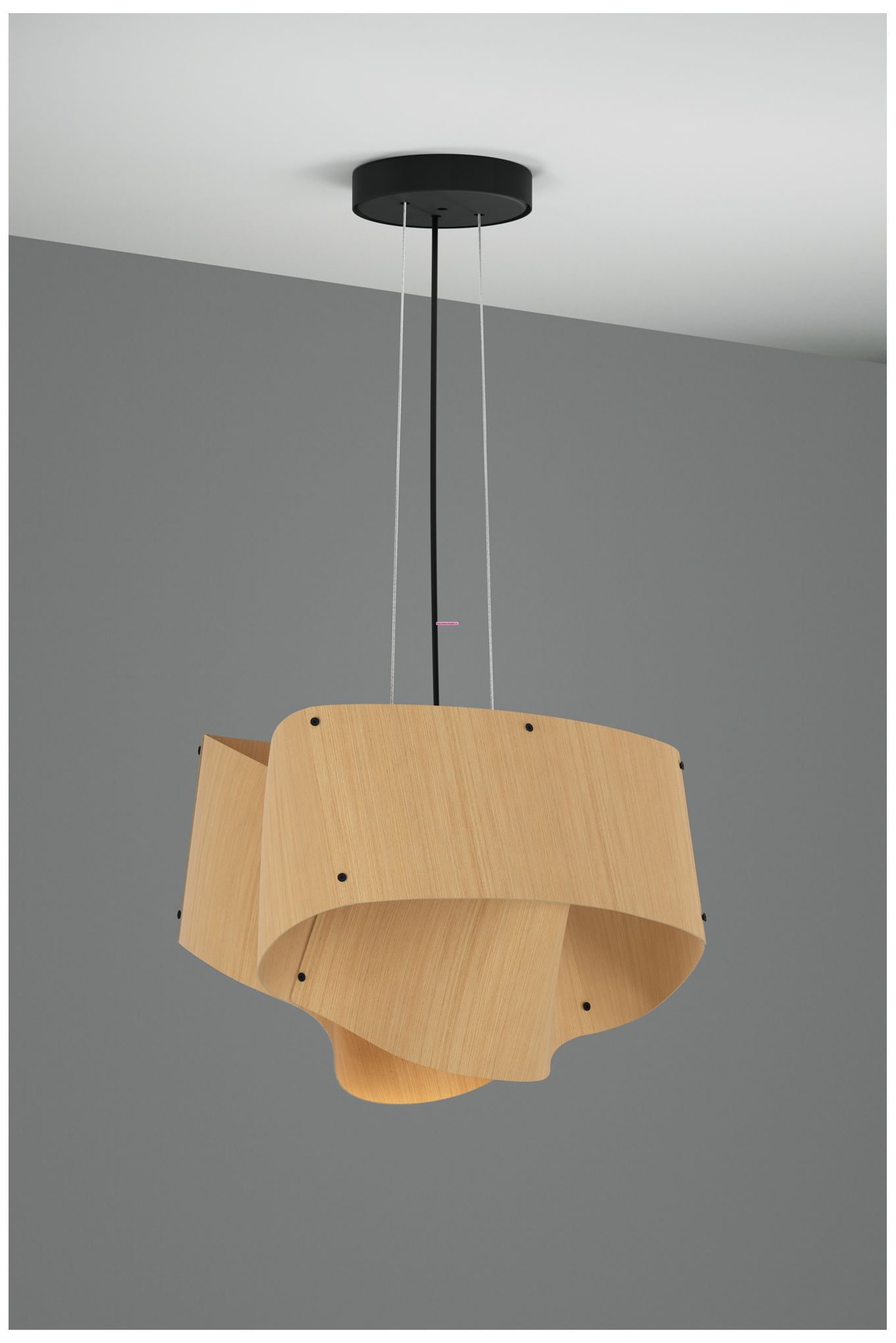 Image 3 WEP Collection Carlotta 45 16.9" Wide Pendant Ash more views